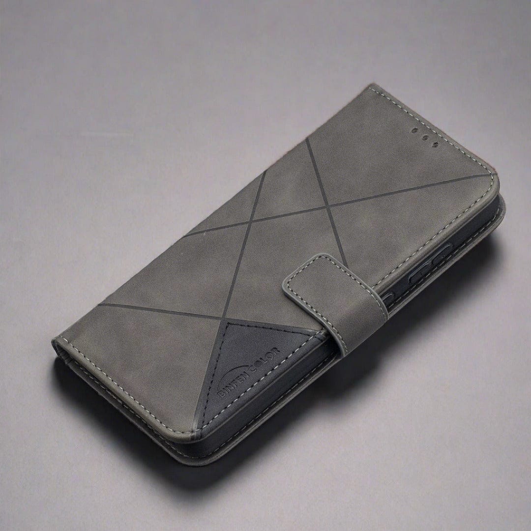 Leather Samsung Phone Wallet Case | Magnetic Cardholder