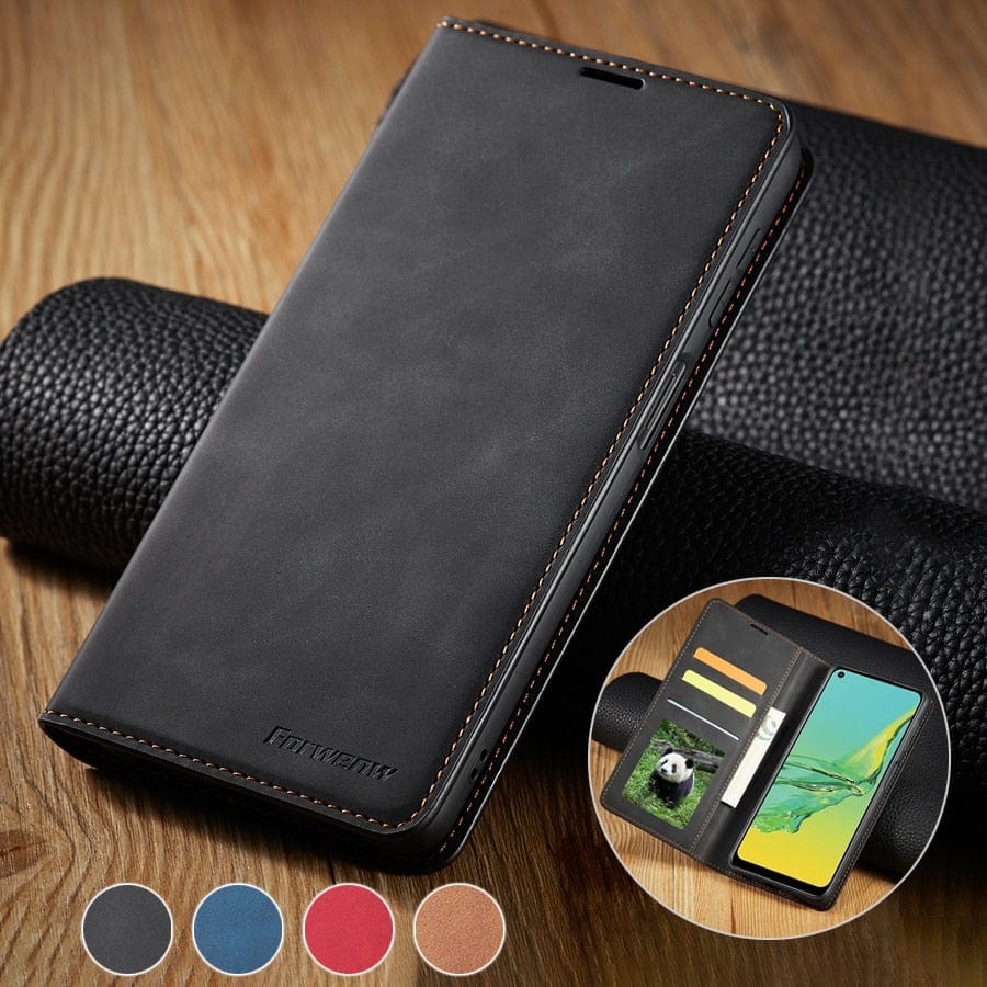 Leather Wallet Case For Samsung Galaxy A Series Phones Styleeo