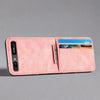 Leather Wallet Case for Samsung Galaxy Z Flip/ Flip 3 5G for Galaxy Z Flip / Pink Styleeo