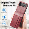Leather Wallet Case for Samsung Galaxy Z Flip/ Flip 3 5G Samsung z flip/ flip 3 5g wallet case Styleeo