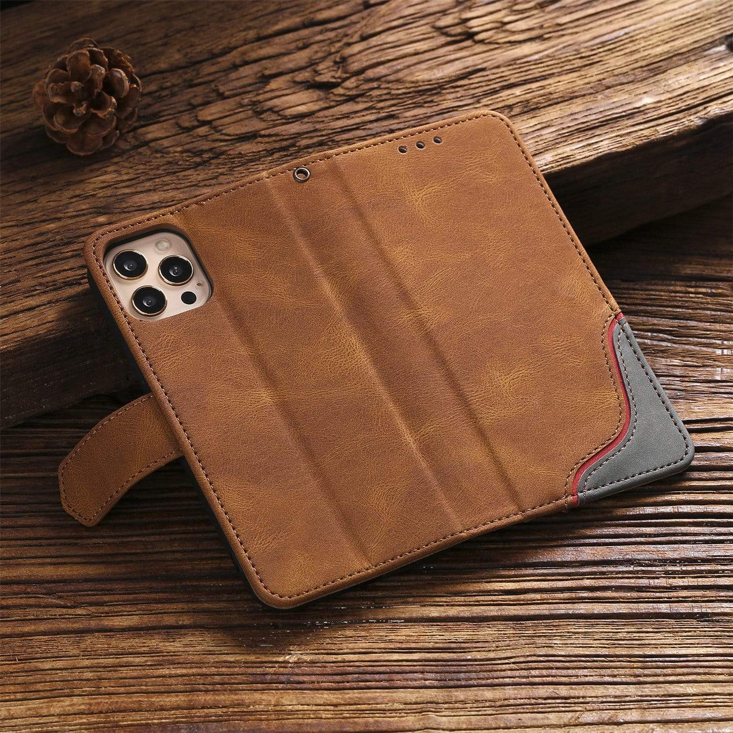 Matted Leather iPhone Cardholder Wallet Cases Matted Leather iPhone Cardholder Wallet Cases Styleeo
