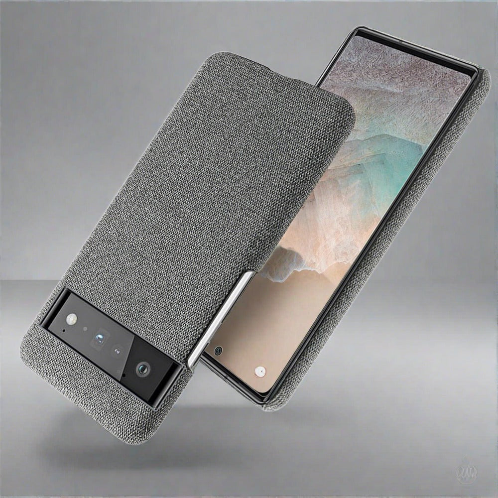 Luxury Cloth Texture Fitted Case For Google Pixel Series For Pixel / Dark Gray Fitted Case For Google Pixel Series Styleeo