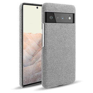 Luxury Cloth Texture Fitted Case For Google Pixel Series Styleeo