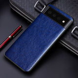 Luxury PU leather Case for Google Pixel 6/Pro/6A 5G for Pixel 6 / Blue Styleeo