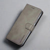 Luxury Leather Flip Cover Wallet Case for iPhone 13/12/11 For iPhone 11 / Grey iPhone 12/11/13 leather wallet case Styleeo