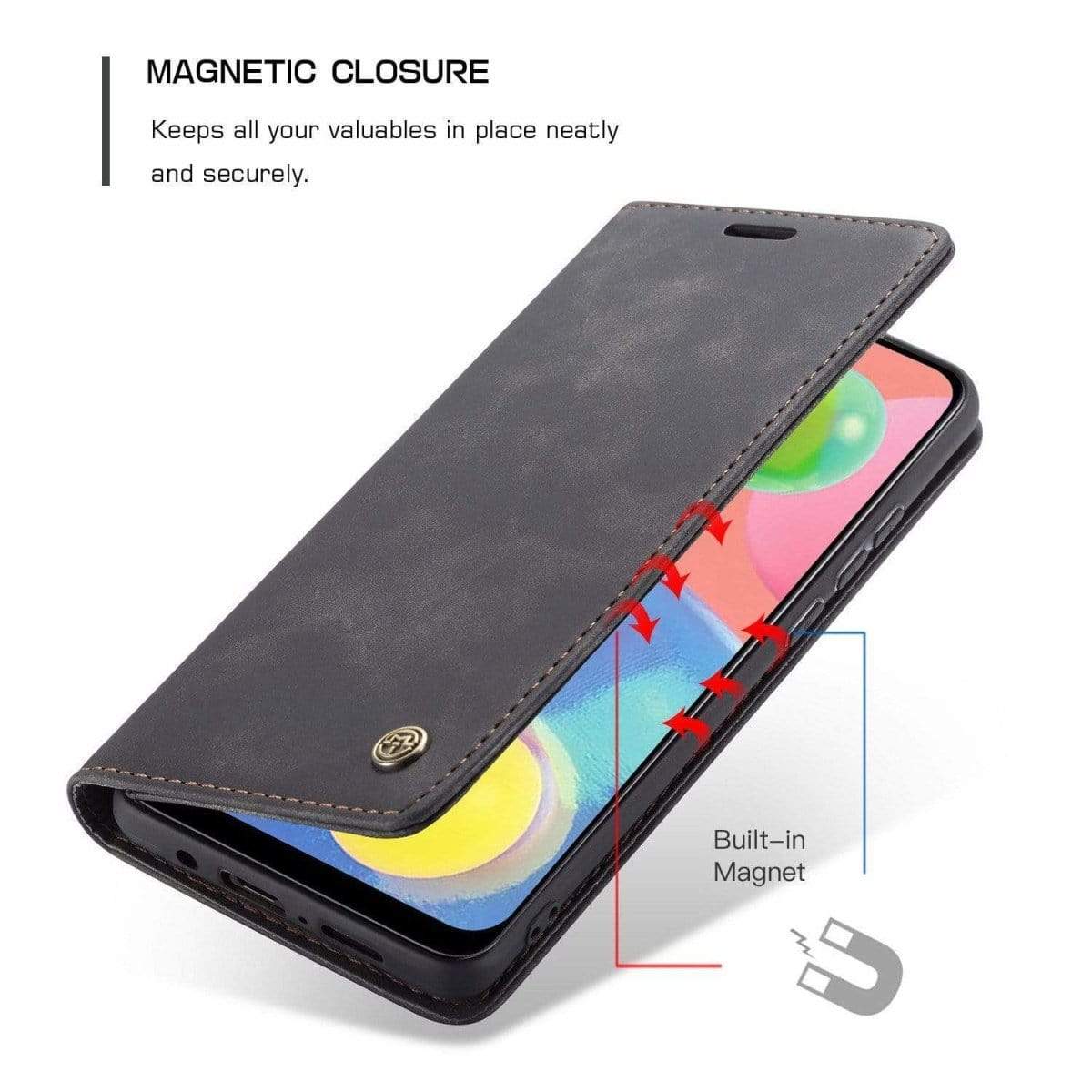 Luxury Leather Wallet Case For Samsung Galaxy A Series Flip Cover Leather Samsung Wallet Cases Styleeo