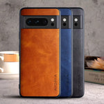 Luxury Leather Google Pixel Shockproof Protective Case