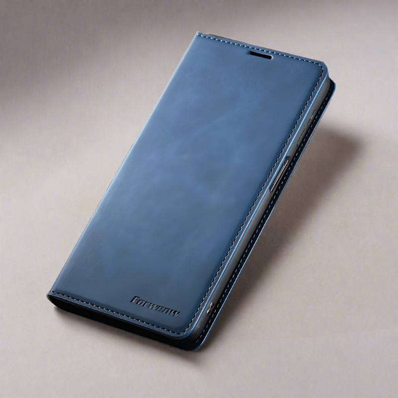 Magnetic Flip Cover Leather iPhone Wallet Case