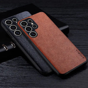 Luxury Leather Samsung Galaxy S24 Case - Styleeo