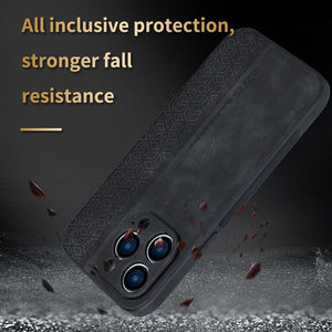 Luxury Leather Shockproof Case For iPhone 11/X/8/7 Styleeo