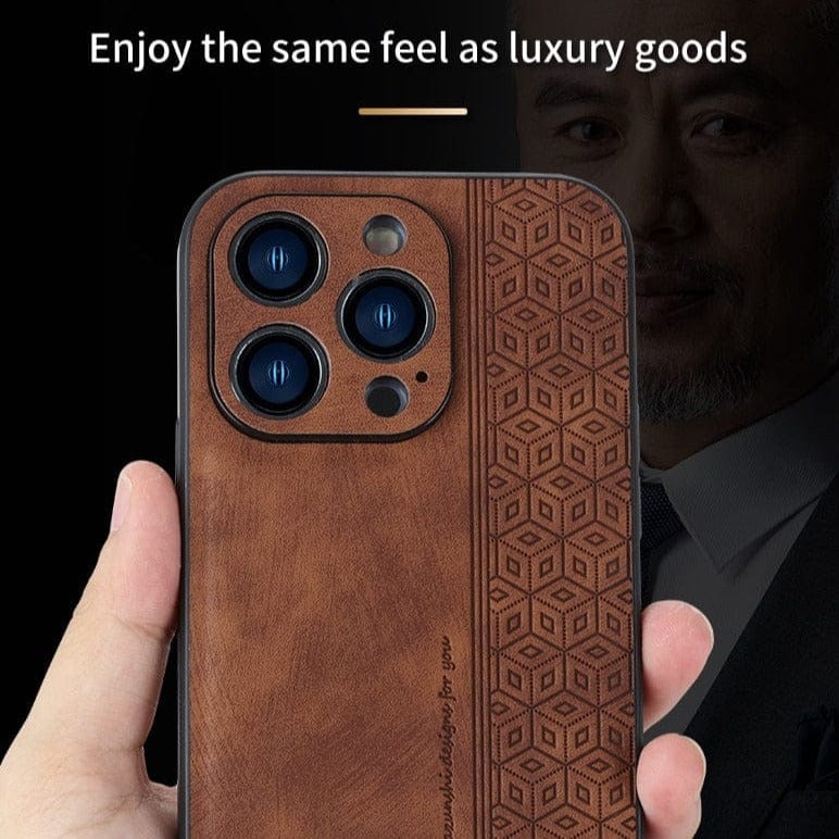 Luxury Leather Shockproof Case For iPhone 11/X/8/7 Styleeo