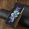 Luxury Leather Wallet Case For Samsung Galaxy Z Flip 3 5G Samsung Z Flip 3 5G Wallet Case Styleeo