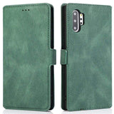 Magnetic Leather Flip Wallet Case For Samsung Galaxy For Galaxy S7 / Green Leather flip wallet case for Samsung galaxy Styleeo