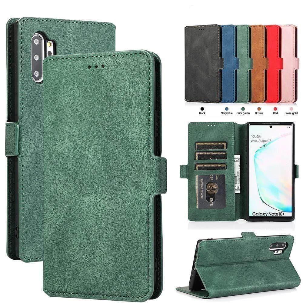 Magnetic Leather Flip Wallet Case For Samsung Galaxy Leather flip wallet case for Samsung galaxy Styleeo