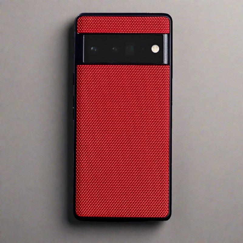 Luxury Nylon Fabric Case For Google Pixel 7/7 Pro/6/6 Pro For Google Pixel 6 / Red Nylon Fabric Case For Google Pixel 7/7 Pro/6/6 Pro Styleeo