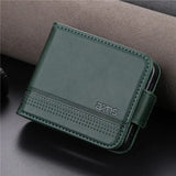 Luxury PU Leather Samsung Z Flip 5/Flip4/Flip3 Wallet Phone Case