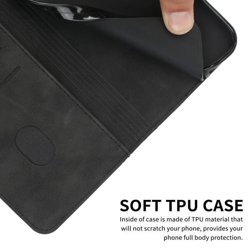 Magnetic Flip Leather Google Pixel Wallet Case