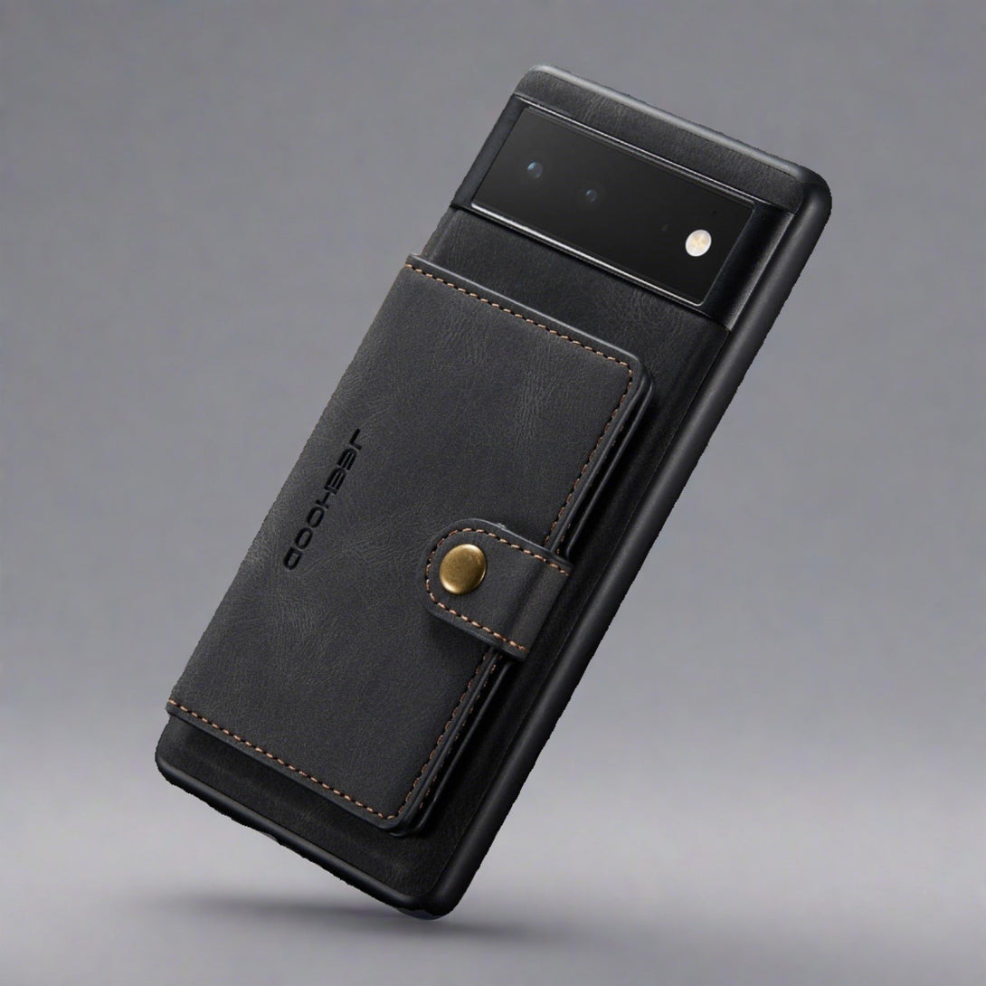 Magnetic Detachable Wallet case for Google Pixel 6/5/7 Series Pixel 5A 5G / Black Detachable Wallet case for Google Pixel 6/5/7 Series Styleeo