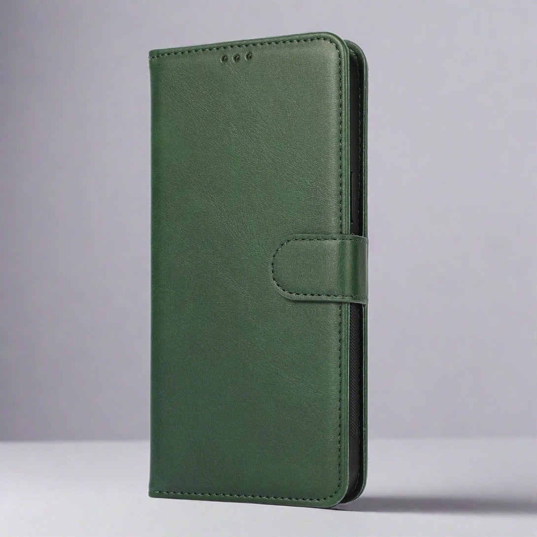 iPhone 15 Detachable wallet case-green-styleeo