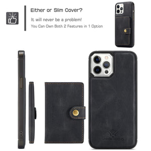 Magnetic Detachable iPhone Wallet Case JEEHOOD Magnetic Detachable iPhone Wallet Case Styleeo