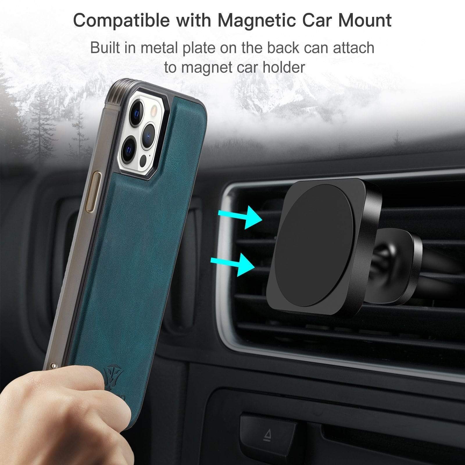 Magnetic Detachable iPhone Wallet Case JEEHOOD Magnetic Detachable iPhone Wallet Case Styleeo