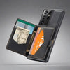 Magnetic Detachable Wallet Case For Samsung Galaxy for Galaxy S21 Plus / BLACK Removable Wallet Case For Samsung Styleeo