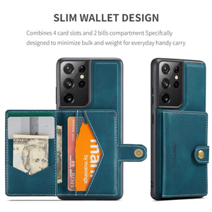 Magnetic Detachable Wallet Case For Samsung Galaxy Removable Wallet Case For Samsung Styleeo