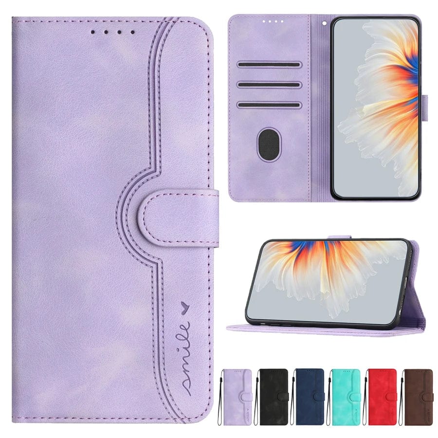 Magnetic Non Slip Leather iPhone Flip Cover Wallet Case