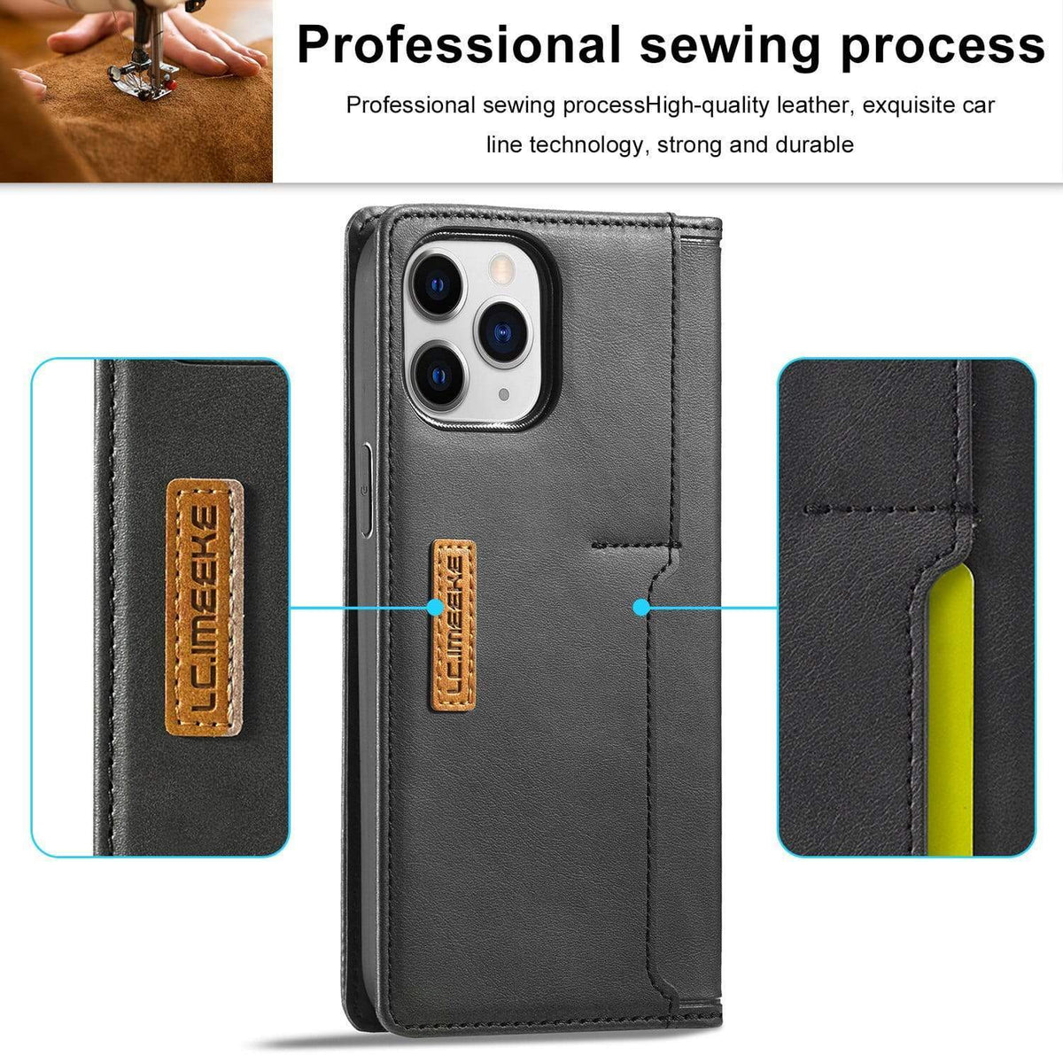 iPhone 13 Cardholder Case With Magnetic Flip Cover iPhone 13 Cardholder Wallet Case Styleeo