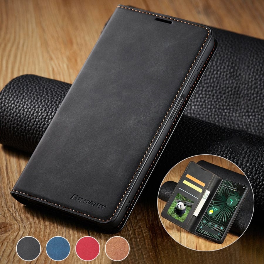 Magnetic Flip Cover Wallet Case For Google Pixel 6/6 Pro Magnetic Flip Cover Wallet Case For Google Pixel 6/6 Pro Styleeo