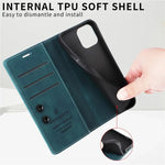 Magnetic Leather Flip Cover iPhone Wallet Case