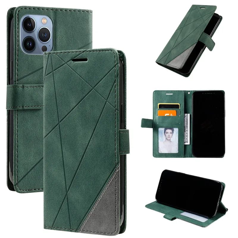 Magnetic Leather Google Pixel Flip Cover Wallet Case