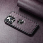 Magnetic MagSafe iPhone Leather Wireless Charging Case