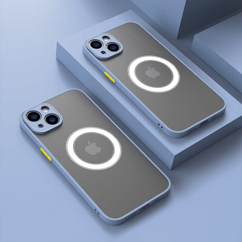 Magnetic Magsafe Wireless Charging Case For iPhone 14 & iPhone 13 Series For iPhone 13 / Gray Magsafe Case for iphone 14/13 Styleeo