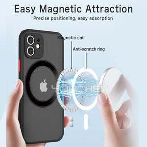 Magnetic Magsafe Wireless Charging Case For iPhone 14 & iPhone 13 Series Magsafe Case for iphone 14/13 Styleeo