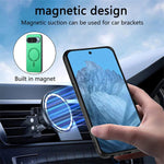 Magnetic Wireless Charging Google Pixel Leather Phone Case