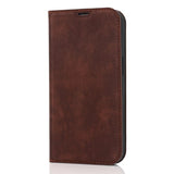 RFID MagSafe Flip Cover iPhone 15 Leather Wallet Case