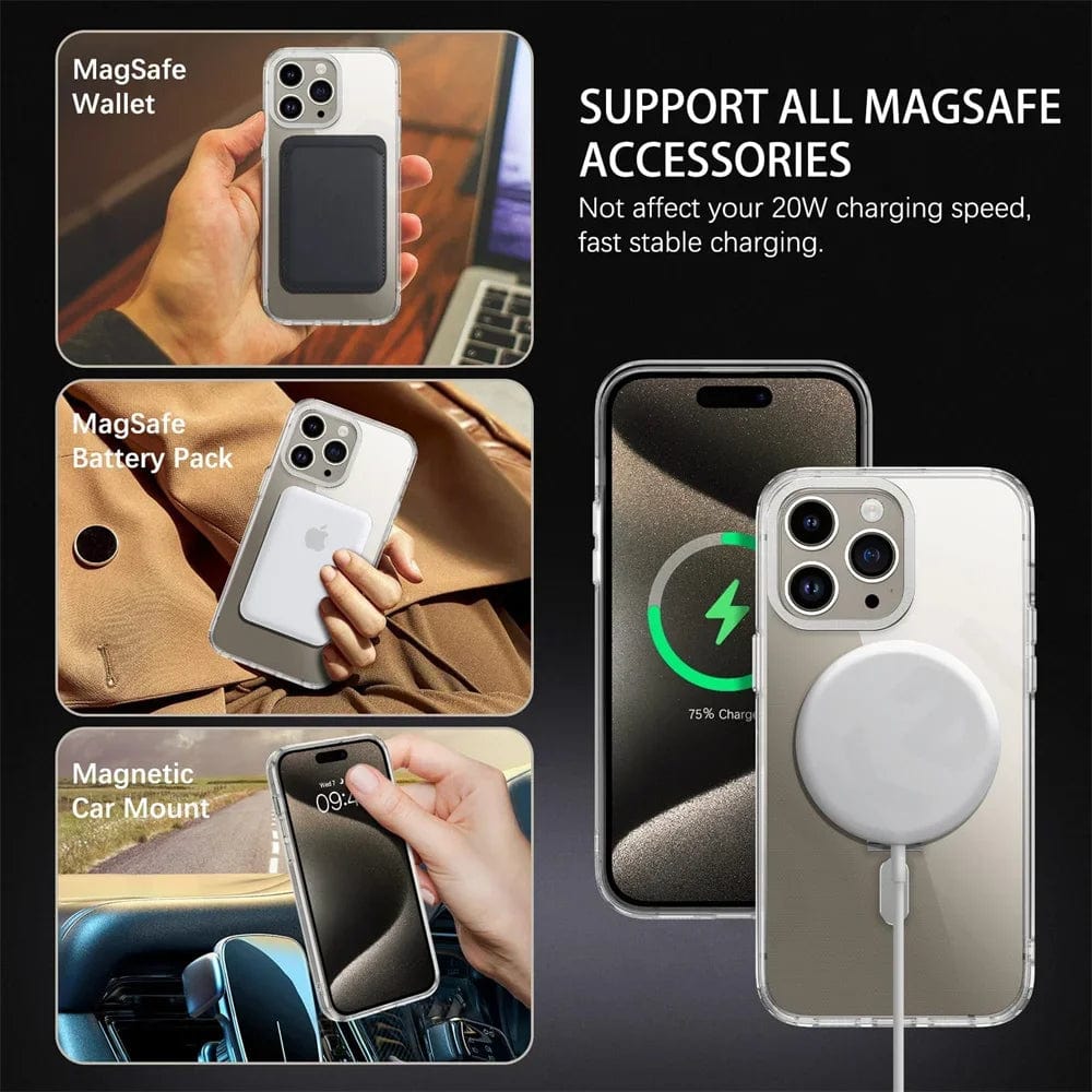 MagSafe iPhone 16 Ring Holder Kickstand Case