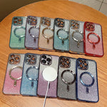 MagSafe iPhone Clear Case | Plating Gradient Glitter Cover Glitter Clear Case For iPhone 13/12/11 Styleeo