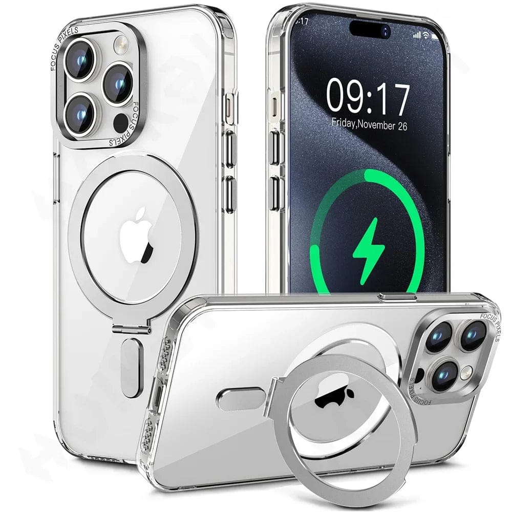 MagSafe iPhone Ring Holder Shockproof Case