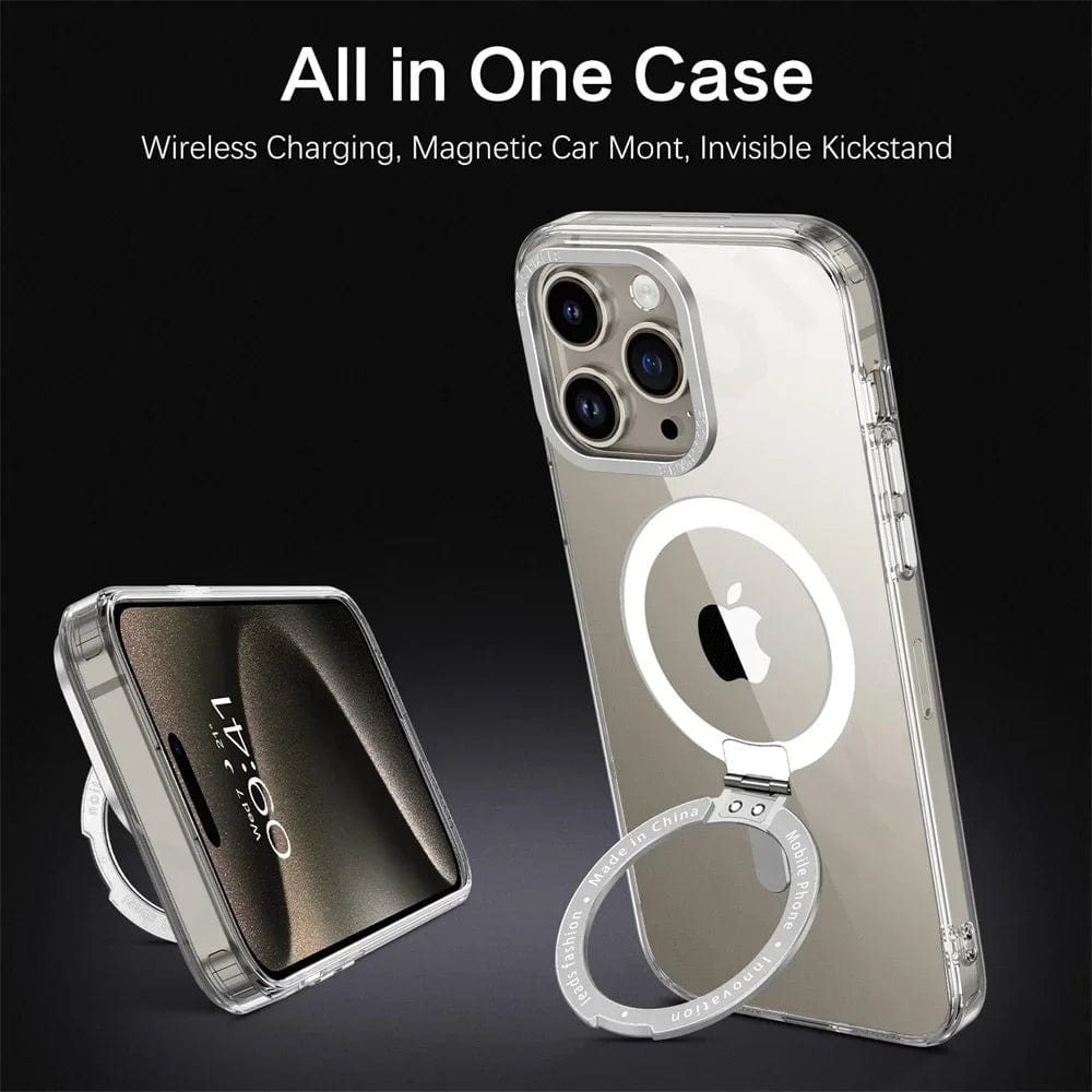 MagSafe iPhone Ring Holder Shockproof Case