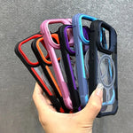 MagSafe iPhone Shockproof Case With Fold Camera Protection Stand