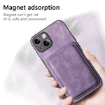 Magnetic Detachable Cardholder iPhone Leather MagSafe Wallet Case