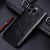 Premium Leather Case for iPhone 14/13 Series iPhone 13 / Black Premium Leather Case for iPhone 14/13 Series Styleeo