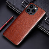 Premium Leather Case for iPhone 14/13 Series iPhone 13 / Brown Styleeo