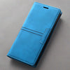 iPhone Leather Flip Cover Wallet Case For iPhone 11 Pro / Blue iPhone 13, 12, 11, X flip wallet case Styleeo