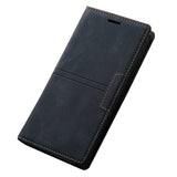 Samsung Galaxy S22 Leather Flip Wallet Case S22 / Black Samsung S22 Flip Wallet Case Styleeo