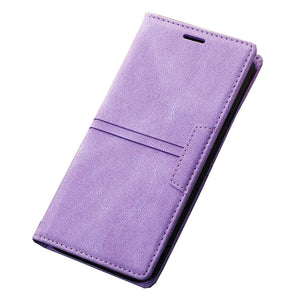 Samsung Galaxy S22 Leather Flip Wallet Case Galaxy S22 / Purple Samsung S22 Flip Wallet Case Styleeo