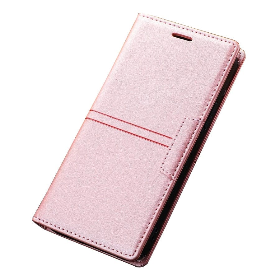 Samsung Galaxy S22 Leather Flip Wallet Case Galaxy S22 / Rose gold Samsung S22 Flip Wallet Case Styleeo