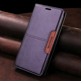 RFID Flip Leather Samsung S25/S24/S23 Magnetic Wallet Case